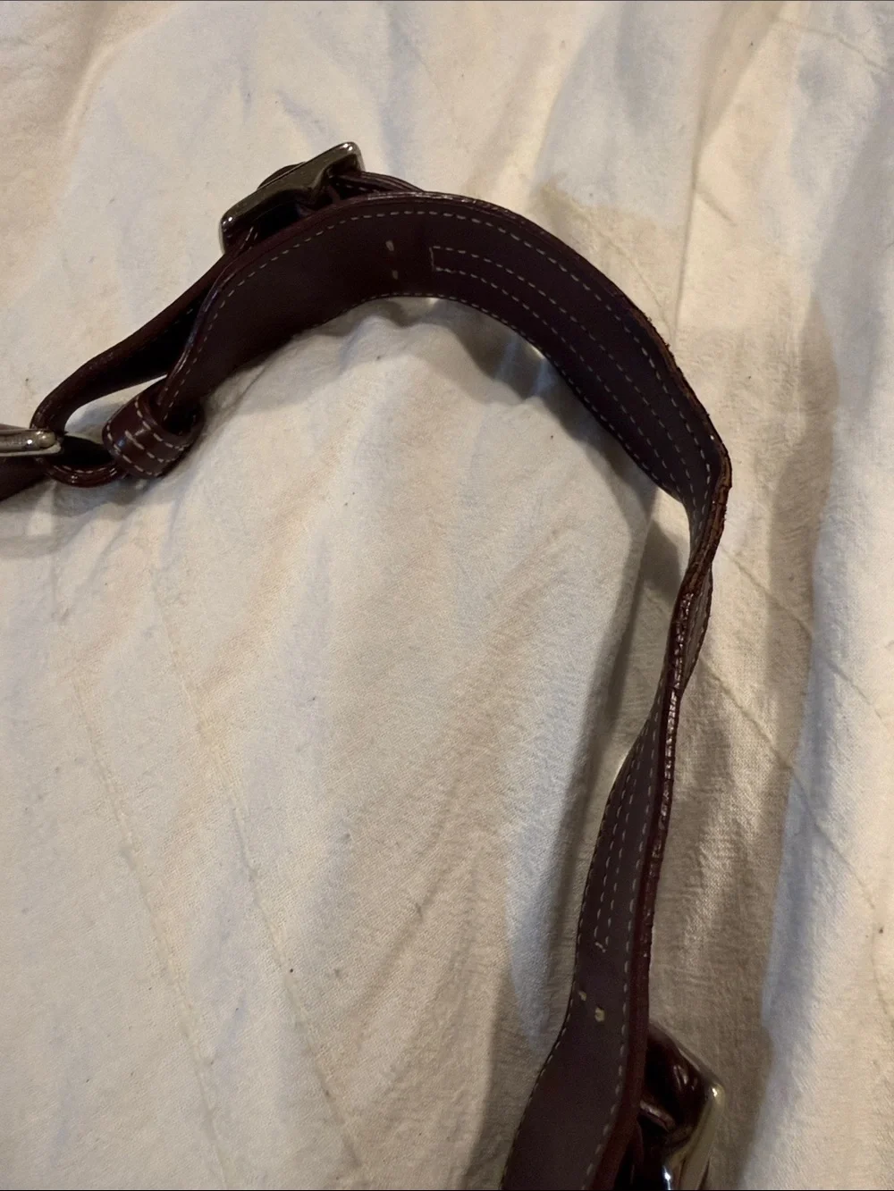 Coach Burgundy Leather Shoulder Hobo Bag